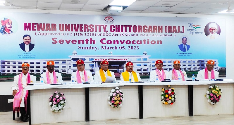 Mewar University convocation ceremony (source: official release)
