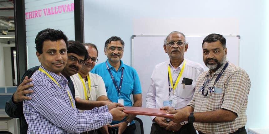 Professor Mangala Sunder, Digital Skills Academy. & Dr M J Shankar Raman, IITM Pravartak, with R Achutharam (Official Release)