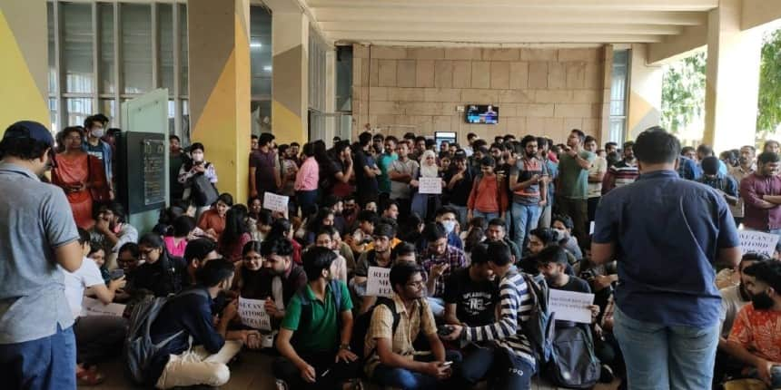 IIT Delhi mess fee hike protest (Image: Official)