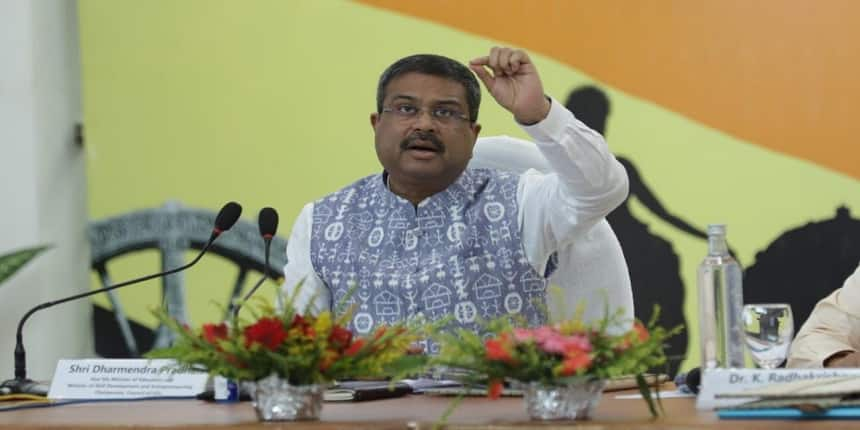 Dharmendra Pradhan at IIT Council meeting today (Source: Official Release)