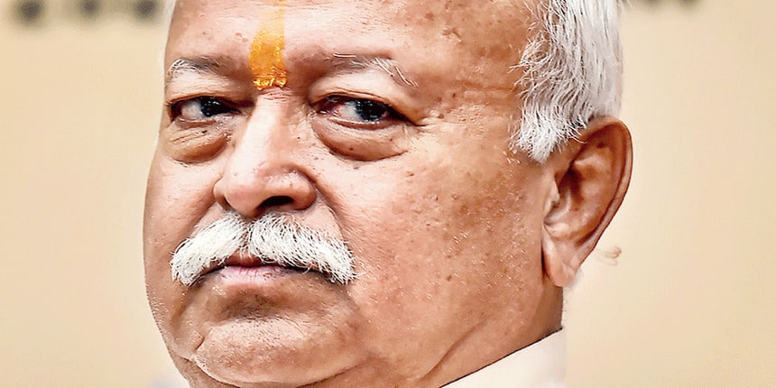 RSS Chief Mohan Bhagwat advises to nurture Sanskrit language (Source: Wikimedia commons)