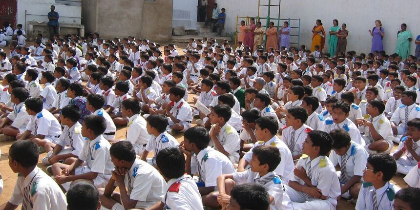 School children in an assembly. (Representational Image: Wikimedia Commons)