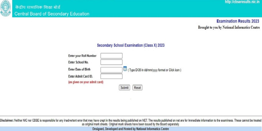 CBSE 10th results 2023 declared at cbseresults.nic.in; 93.12% students pass
