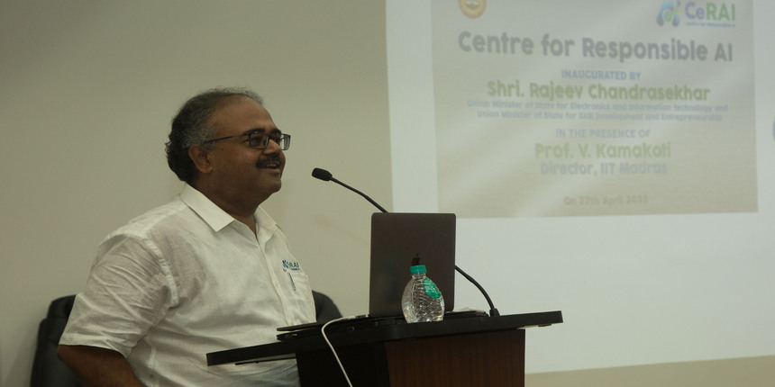 IIT Madras Centre for Responsible AI (CeRAI), head Balaraman Ravindran. (Picture: Press Release)