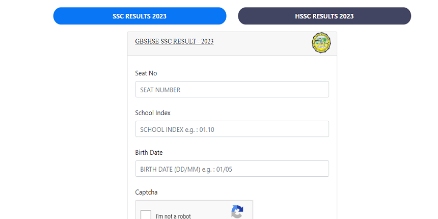 Goa Board 10th result link 2023 active now. (Image: Official website)