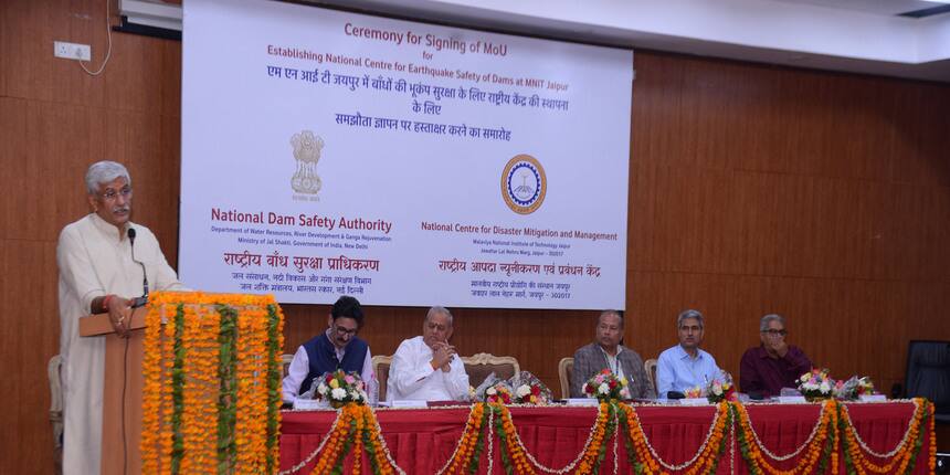 MNIT Jaipur, ministry of Jal Shakti agreement to set up national centre for dam safety. (Picture: Official Twitter)