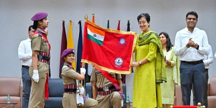 Minister Atishi at AFPS investiture ceremony. (Picture: Official Twitter)