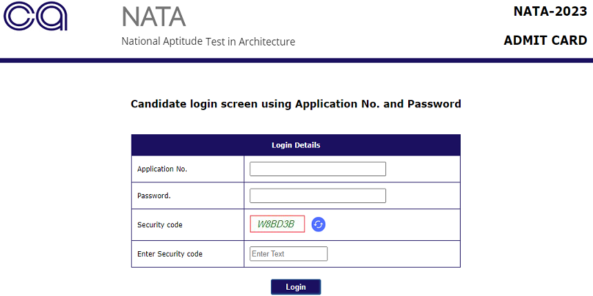 NATA 2023 admit card for test 2 out at nata.in; exam pattern, test 3 dates