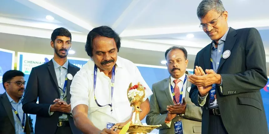 Mano Thangaraj inaugurated G20 start up event at CIT (Image Source: Official Twitter Account/Minister of Information Technology and Digital Services, Karnataka)