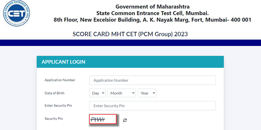 MHT CET scorecard for engineering entrance exam out. (Image: Maharashtra CET official website)