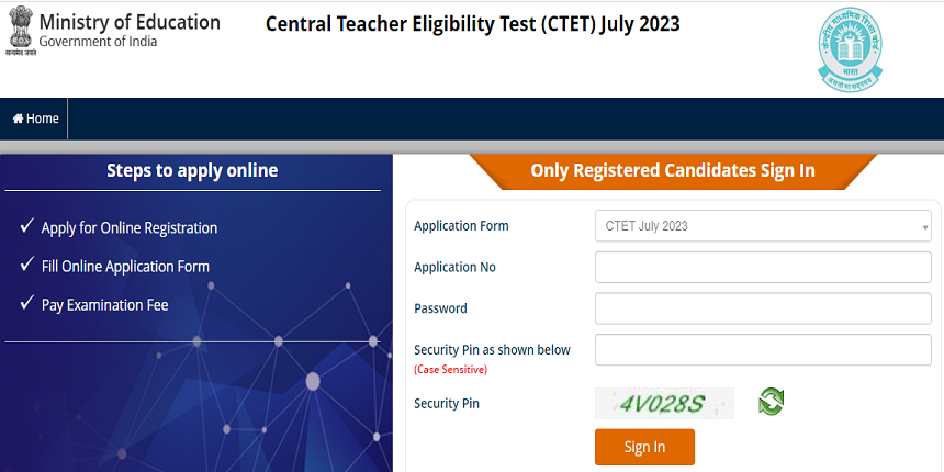CTET 2023 application form correction window closes today at ctet.nic.in