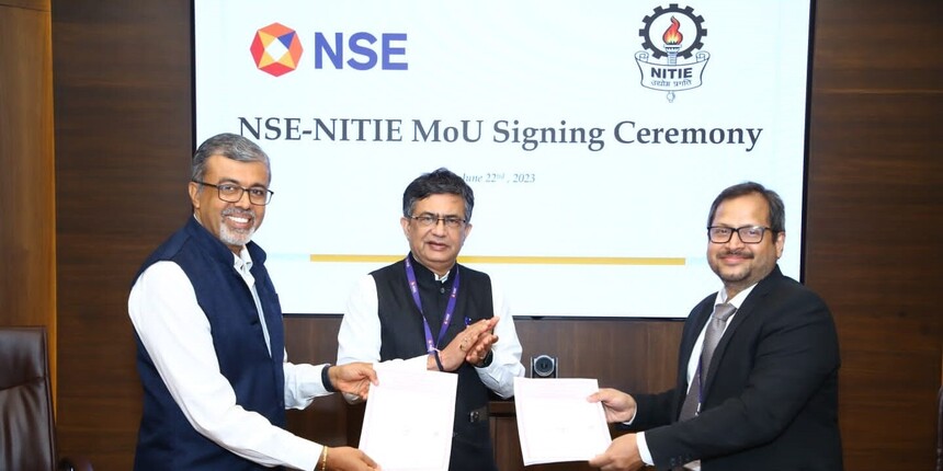 NSE agreement NITIE to boost research(Image source: Official Source)