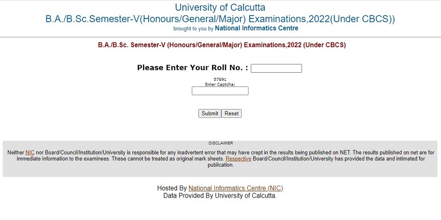 Calcutta University announced websites to check semester 1 results (Image: CU official website)
