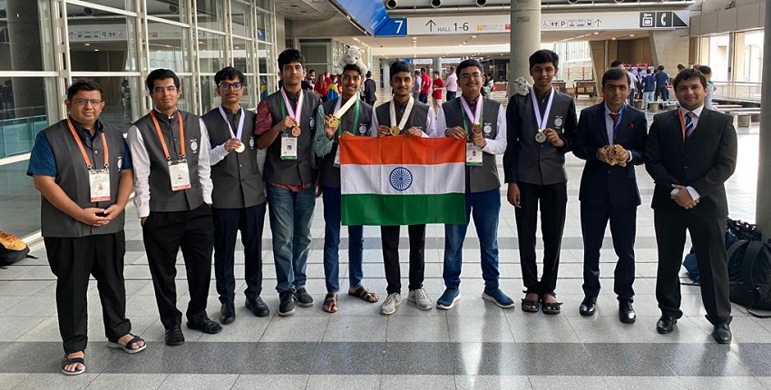 The team that represented India at the 64th International Mathematical Olympiad. (Image: Official)