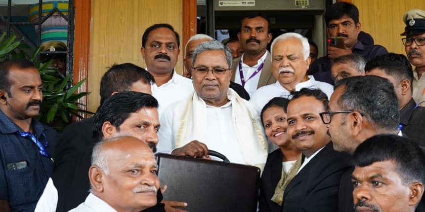 Karnataka CM Siddaramaiah presented the Karnataka Budget 2023 today (Image: Twitter\CM of Karnataka)
