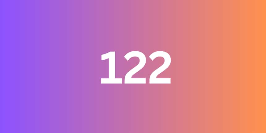 Table of 122
