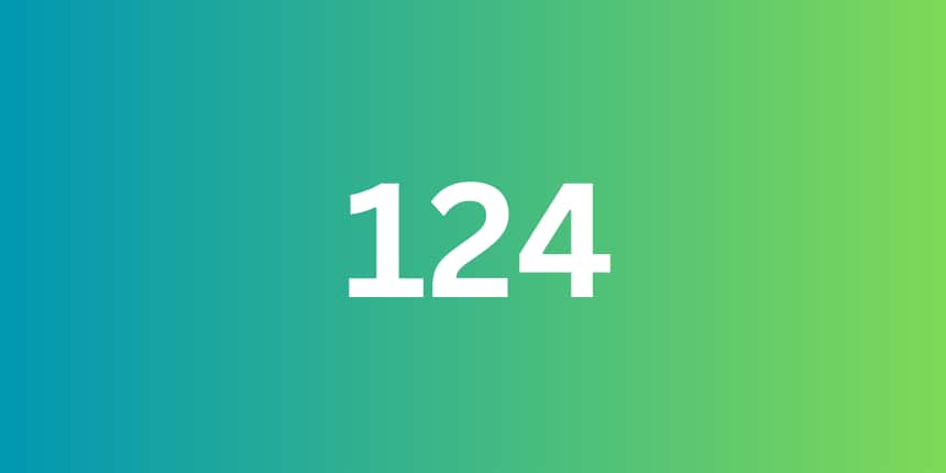 Table Of 124