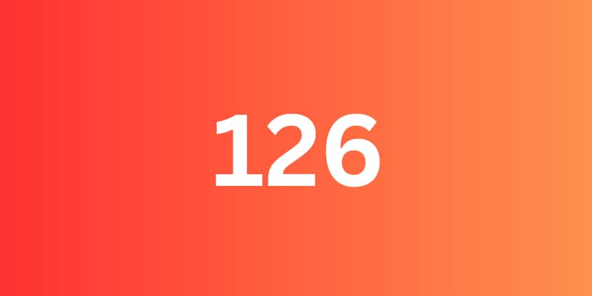 Table Of 126