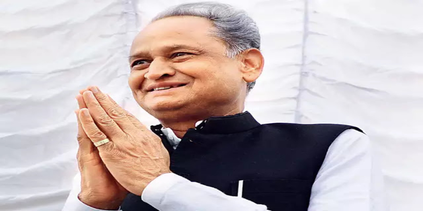 Rajasthan chief minister Ashok Gehlot. (Image: Official Twitter account)
