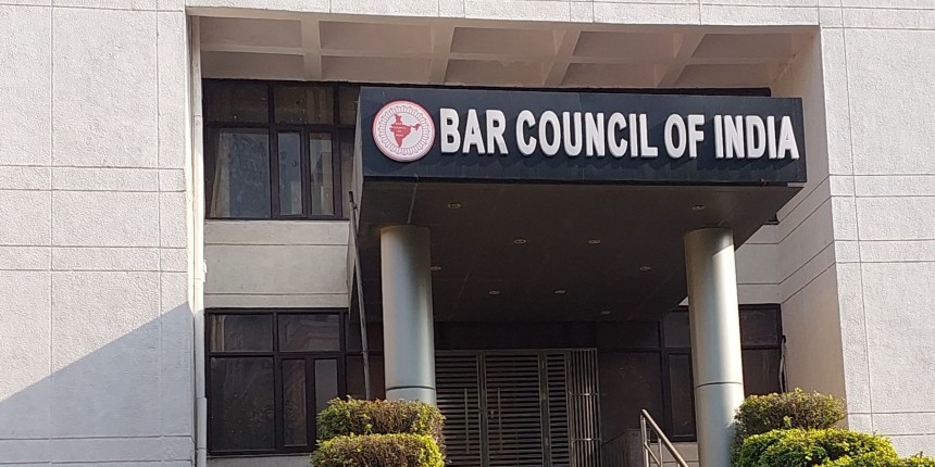 Bar Council of India has increased the cut-off percentage for all categories. (Image; BCI official website)