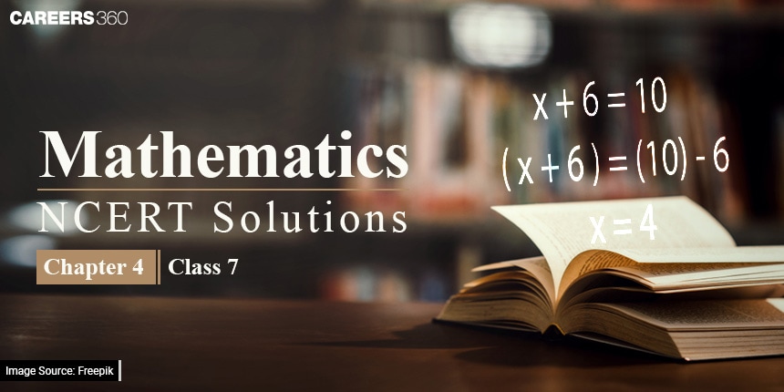 NCERT Solutions for Class 7 Maths Chapter 4 Simple Equations - Download PDF