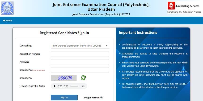 JEECUP counselling result link of round 2 for UP Polytechnic admission 2023 active. (Image: JEECUP official website)