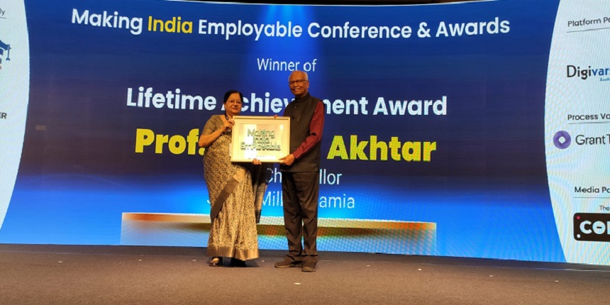 JMI vice-chancellor Najma Akhtar receives Lifetime Achievement Award-Academia