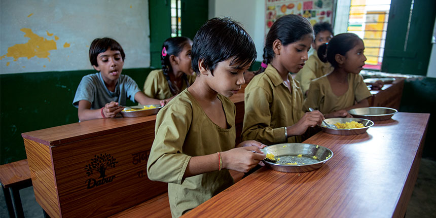 Controversy on midday meals for school children (Image Source: Careers360)