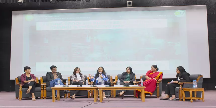 Industry experts at the IIM Rohtak management summit. (Image: Official)