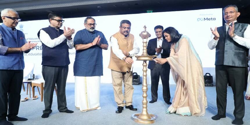 Education minister Dharmendra Pradhan at candle lighting ceremony. (Image: Official press release)