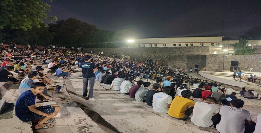 Around 200 students attended the Open House conducted by IIT Delhi on Sunday after student Anil Verma's suicide. (Image Source: Special Arranagement)