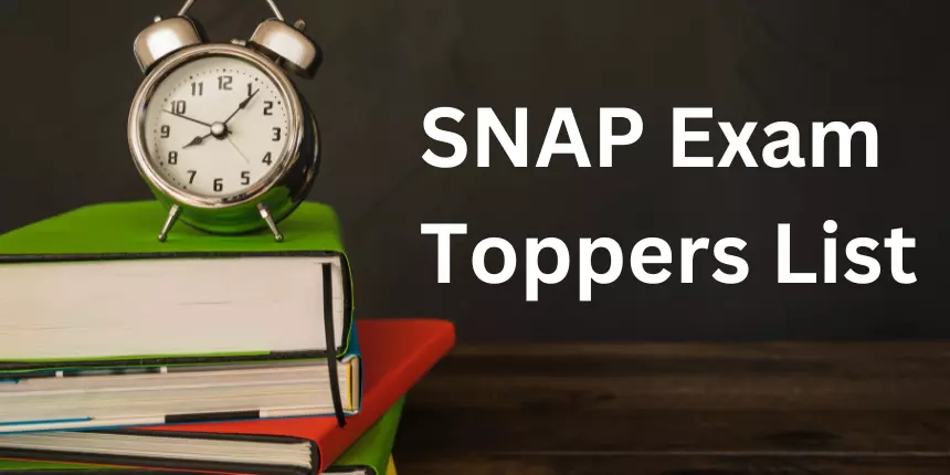 SNAP Toppers List 2023 - Toppers Names, Score and Percentile