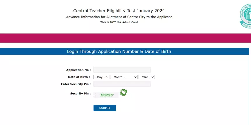 CTET Exam City Slip 2024 Out At Ctet.nic.in; Here's How To Download