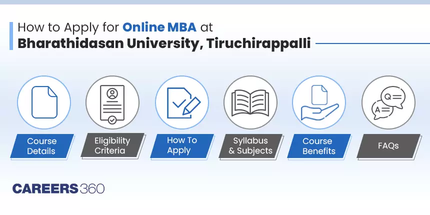 How to Apply for Online MBA at Bharathidasan University, Tiruchirappalli