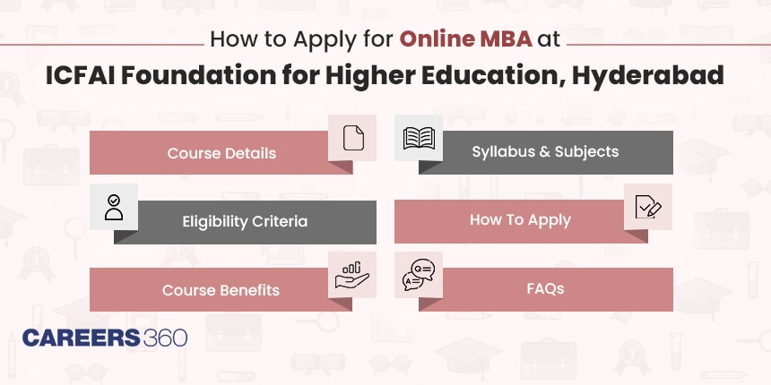 How to Apply for Online MBA at ICFAI Foundation for Higher Education, Hyderabad