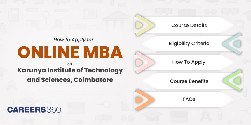 How to Apply for Online MBA at Karunya Institute of Technology and Sciences, Coimbatore