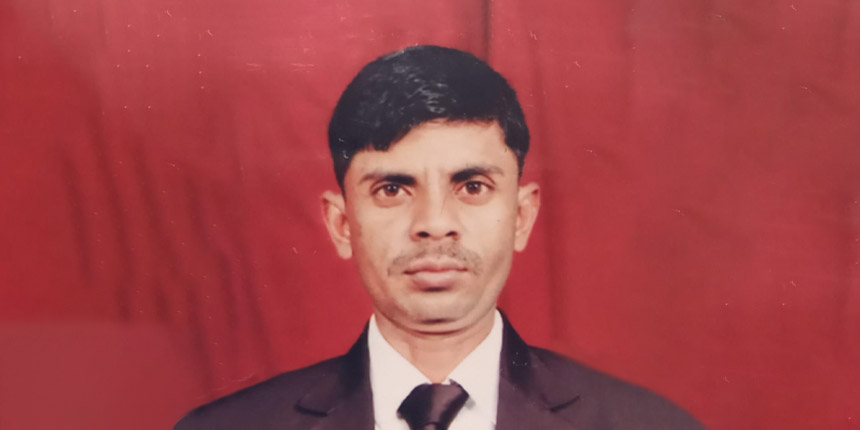 Santosh Verma earned his LLB while working as a security guard at NLU Lucknow (Image: Santosh Verma)