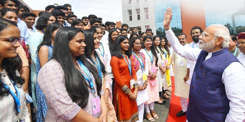 Prime Minister Narendra Modi said one of the factors behind India’s rise is the rise of its universities. (Image: PMO/X account)