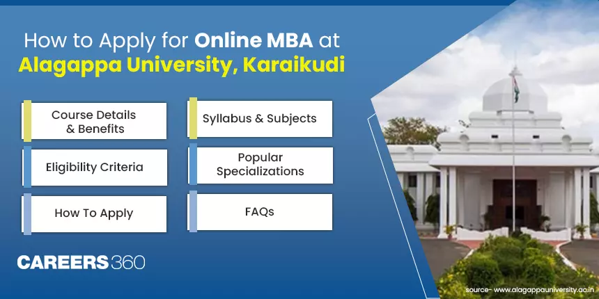 How to Apply for Online MBA at Alagappa University, Karaikudi
