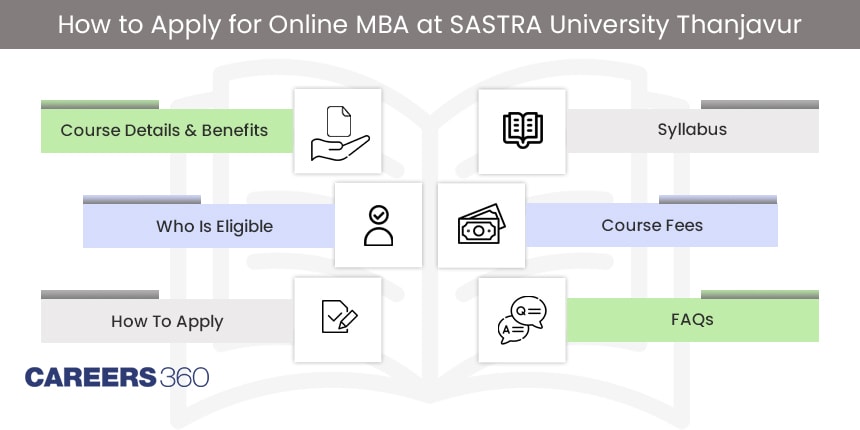 How to Apply for Online MBA at SASTRA University, Thanjavur