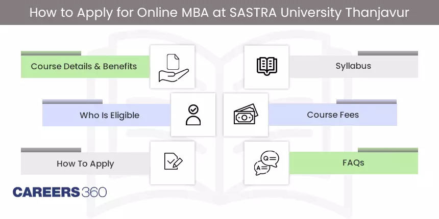 How to Apply for Online MBA at SASTRA University, Thanjavur