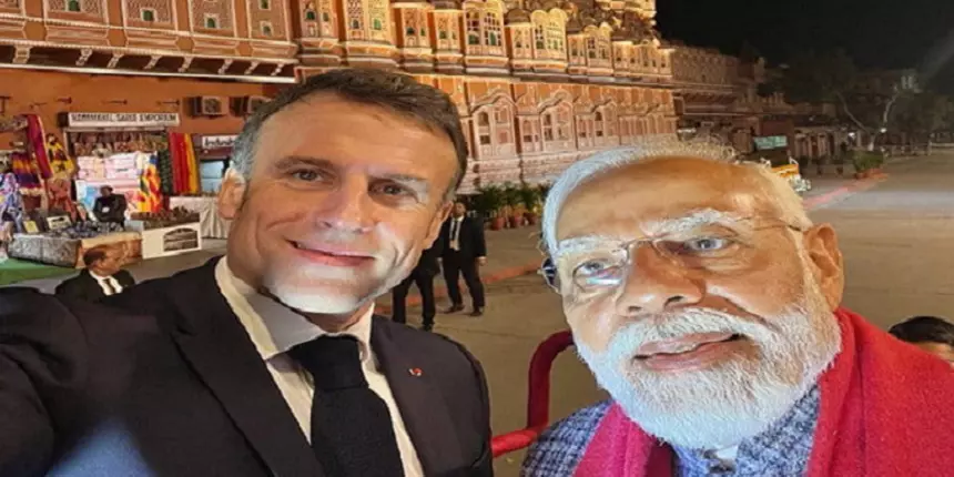 French President Emmanuel Macron and PM Narendra Modi. (Image: X/@EmmanuelMacron)