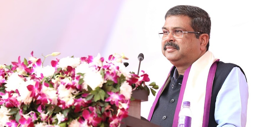 Dharmendra Pradhan talks about GER, economcy, NEP at CHARUSAT 13th convocation. (Image: Official X account)