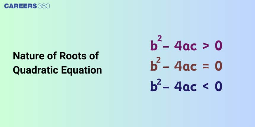 Nature of Roots of Quadratic Equations: Formulas and Examples