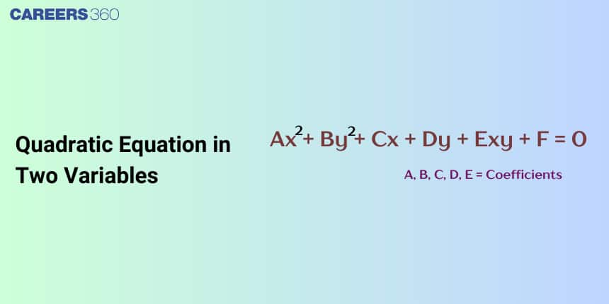 Quadratic Equation in two Variables - Definition, Formulas and Examples