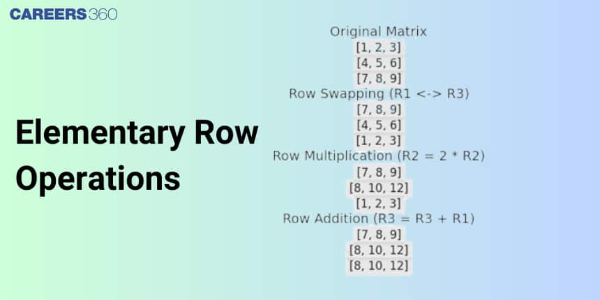 Elementary Row Operations