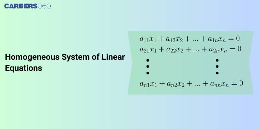 Homogeneous System of Linear Equations