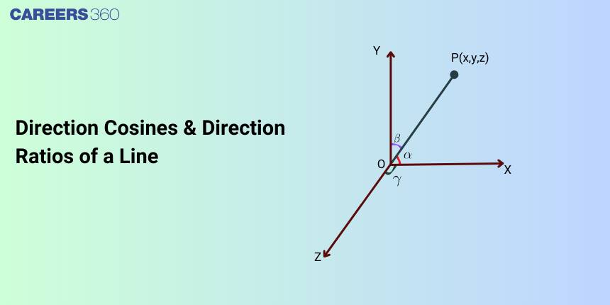 Direction Cosines & Direction Ratios Of A Line