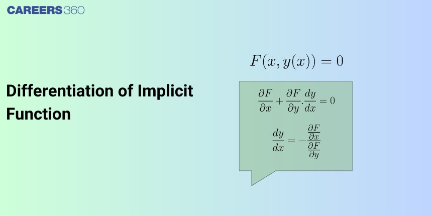 Differentiation of Implicit Function: Definition, Formula, Questions