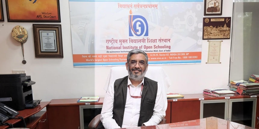 NCTE chairperson assumes additional charge of NIOS. (Image: Official Twitter account/NIOS)